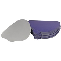 USC PURPLE 180 Grit, 6" Dia Film-Backed Sandpaper, 50 Pk